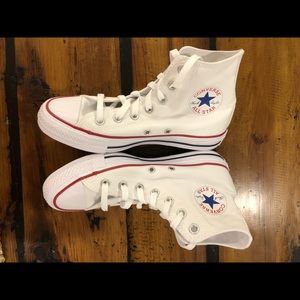 White Chuck Taylor High TOP Converse Sneakers